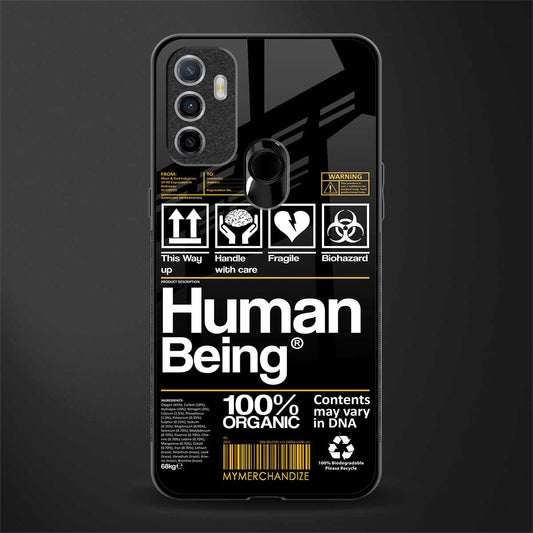 human being label phone cover for oppo a53