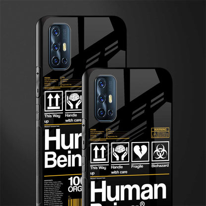 human being label phone cover for vivo v17