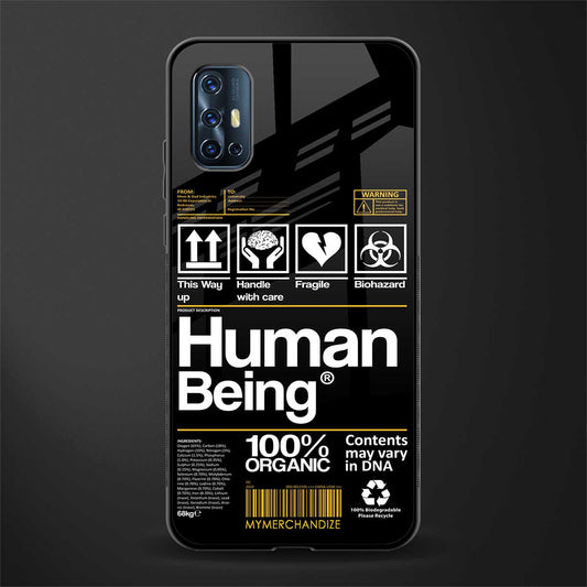 human being label phone cover for vivo v17