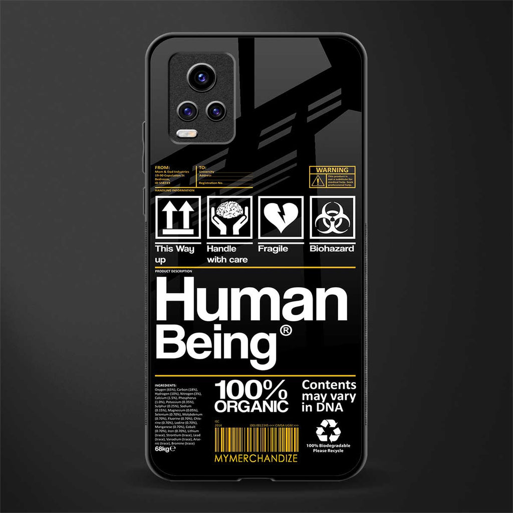 human being label phone cover for vivo v20