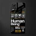 human being label phone cover for vivo v20