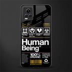 human being label phone cover for vivo v20