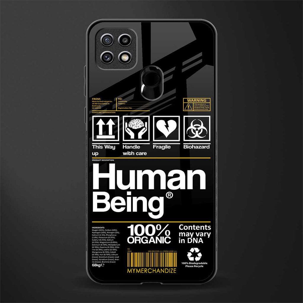 human being label phone cover for oppo a15s