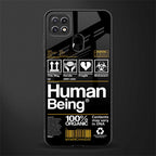 human being label phone cover for oppo a15s