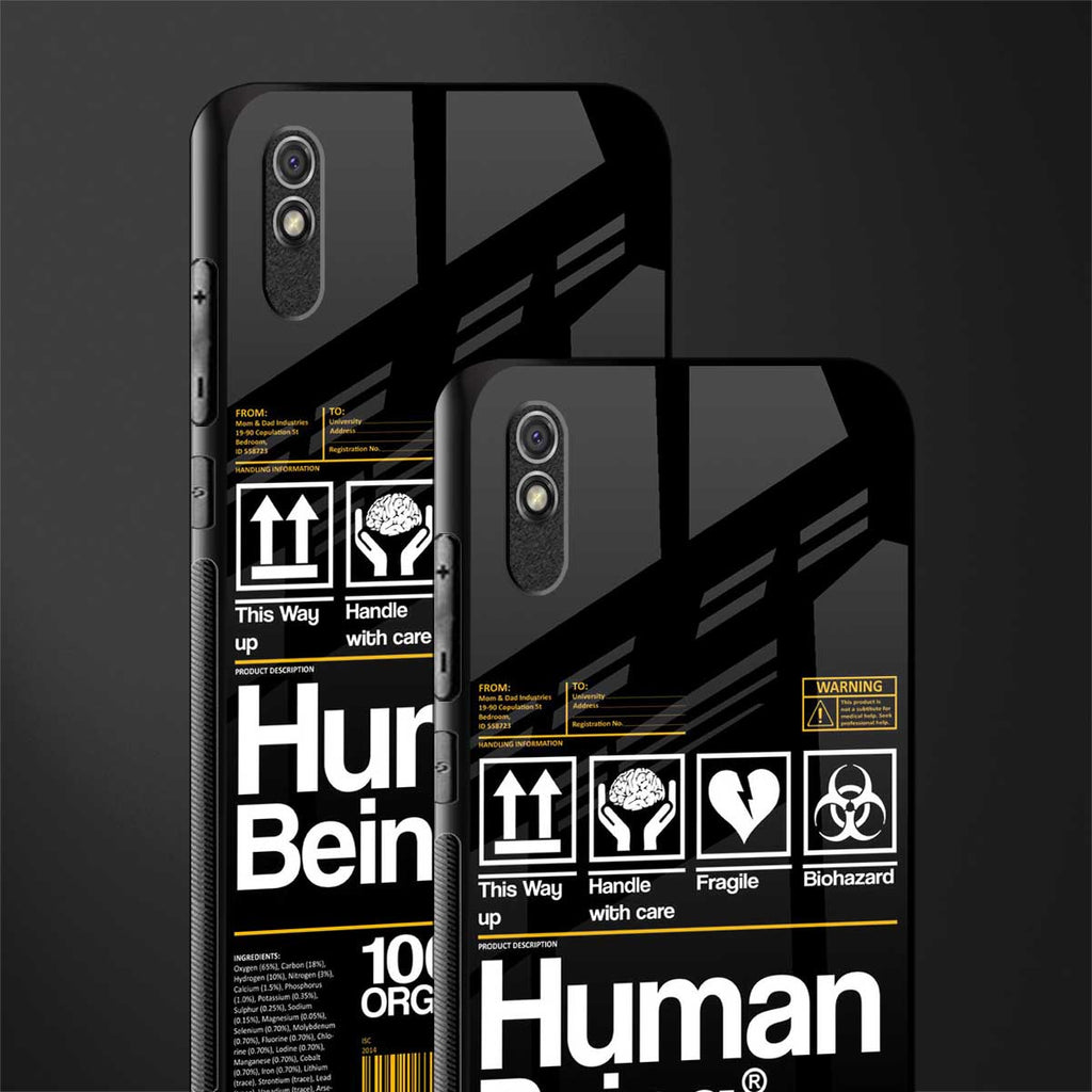 human being label phone cover for redmi 9a