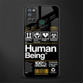 human being label phone cover for realme 7i