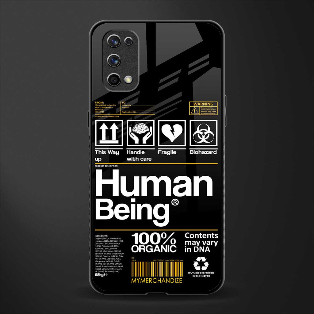 human being label phone cover for realme 7 pro