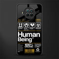 human being label phone cover for mi 10i