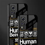 human being label phone cover for vivo y31