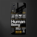 human being label phone cover for vivo y53s