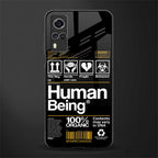 human being label phone cover for vivo y53s