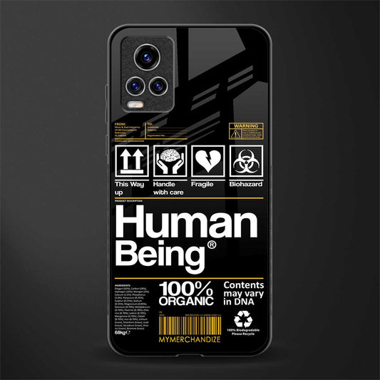 human being label phone cover for vivo v20 pro