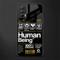 human being label phone cover for realme x7