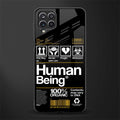 human being label phone cover for samsung galaxy f12
