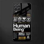 human being label phone cover for samsung galaxy f12