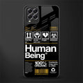human being label phone cover for samsung galaxy f62