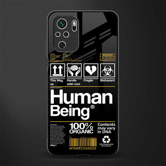 human being label phone cover for redmi note 10s