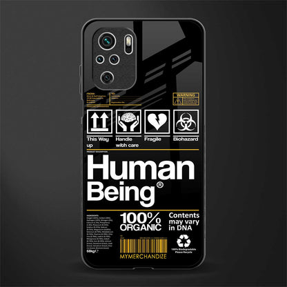 human being label phone cover for redmi note 10s