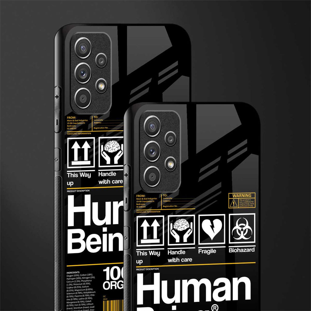 human being label phone cover for samsung galaxy a52