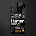 human being label phone cover for samsung galaxy a52s 5g