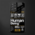 human being label phone cover for samsung galaxy a52s 5g