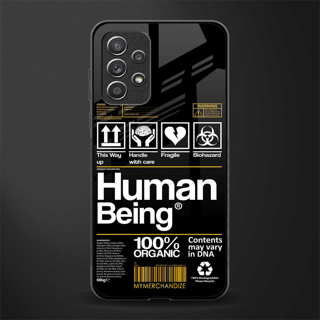 human being label phone cover for samsung galaxy a52