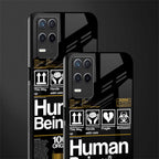 human being label phone cover for realme narzo 30 5g
