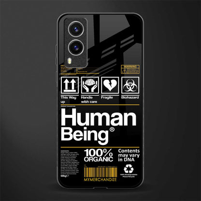 human being label phone cover for vivo v21e 5g