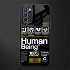 human being label phone cover for oppo reno6 5g