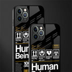 human being label phone cover for iphone 11 pro