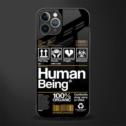 human being label phone cover for iphone 11 pro