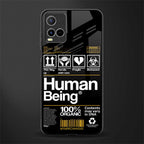 human being label phone cover for vivo y21