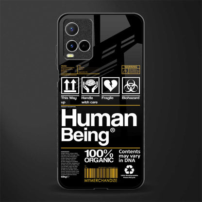 human being label phone cover for vivo y33s vivo y33t