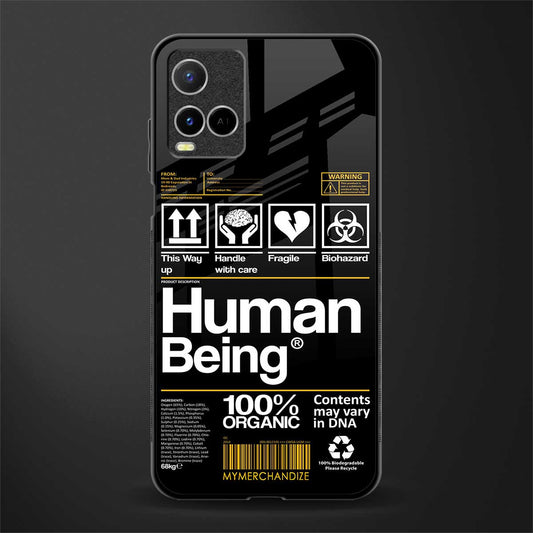 human being label phone cover for vivo y21e
