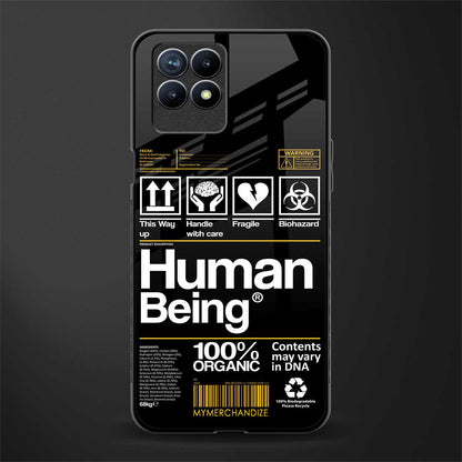 human being label phone cover for realme narzo 50