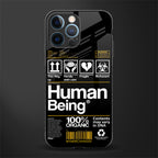 human being label phone cover for iphone 12 pro