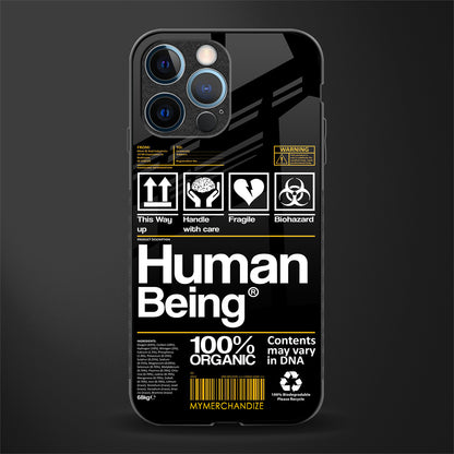 human being label phone cover for iphone 12 pro
