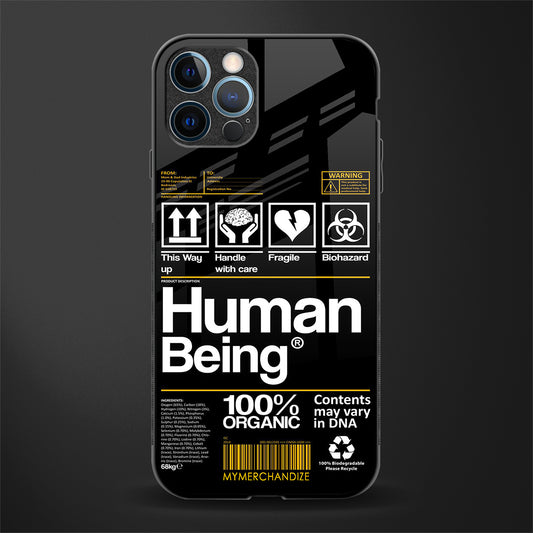 human being label phone cover for iphone 13 pro max