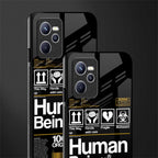 human being label phone cover for realme c35