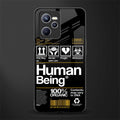 human being label phone cover for realme c35