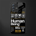 human being label phone cover for vivo v23 5g