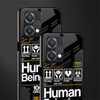 human being label back phone cover | glass case for oneplus nord ce 2 lite 5g