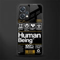 human being label back phone cover | glass case for oneplus nord ce 2 lite 5g