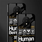 human being label phone cover for oneplus 7t