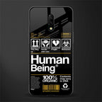 human being label phone cover for oneplus 7