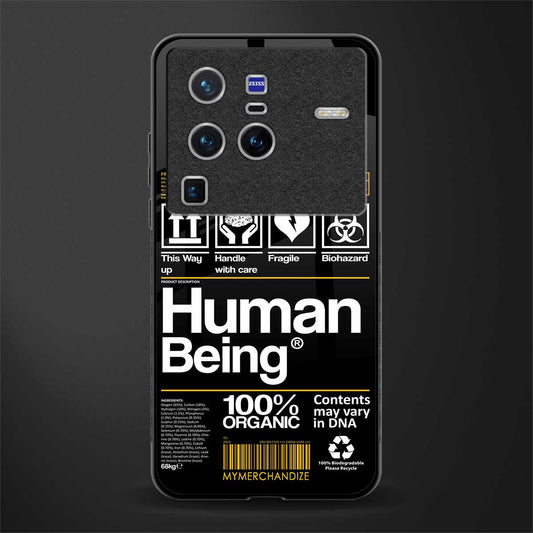 human being label phone cover for vivo x80 pro 5g