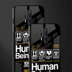 human being label phone cover for oneplus 8 pro