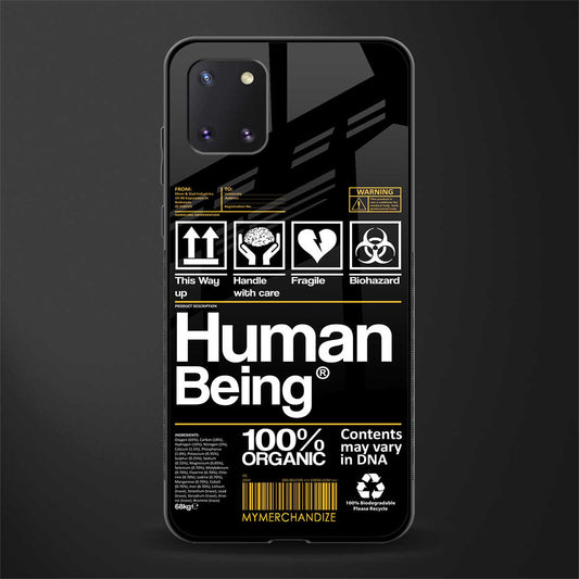 human being label phone cover for samsung galaxy note 10 lite