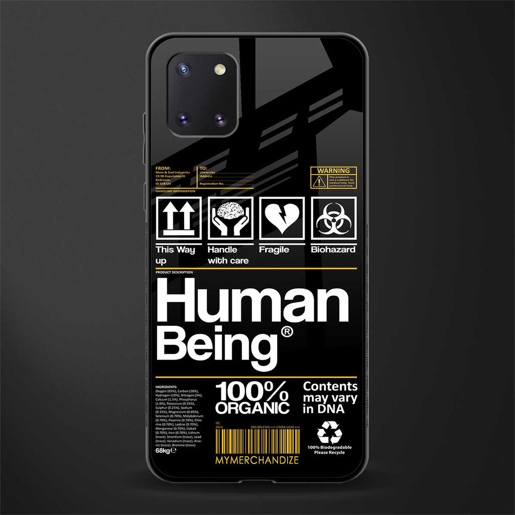 human being label phone cover for samsung a81
