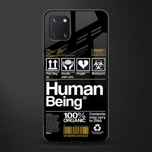 human being label phone cover for samsung a81